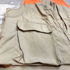 画像5: 90's COLOR SWITCHED MULTI POCKET NYLON VEST / Mens XL / MADE IN USA (5)