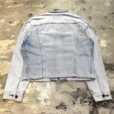 画像3: 【Wiz&Witch】"WANDERER" NO COLLAR ZIP UP DENIM JACKET / OS (3)