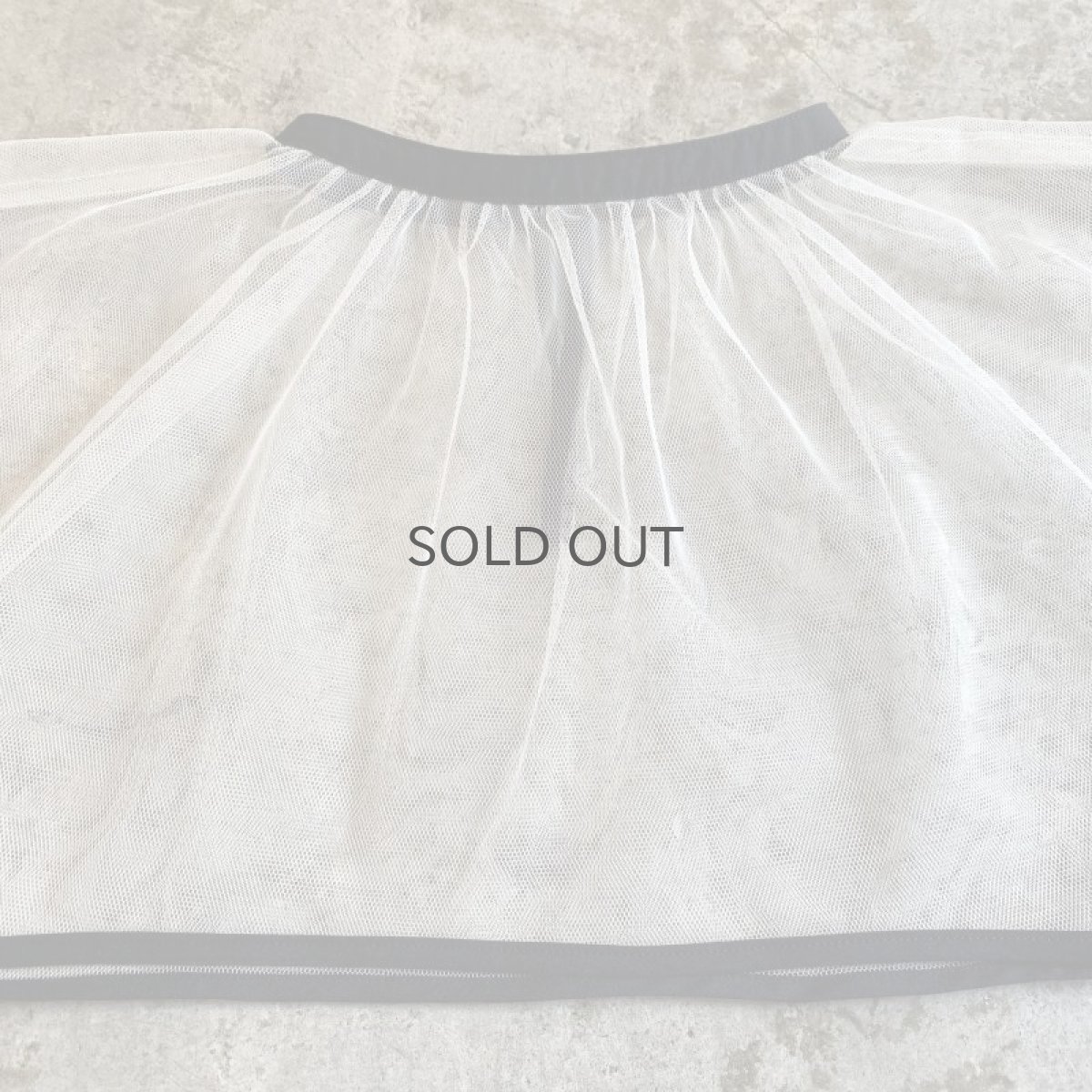 画像5: LAYERED SHORT DESIGN VOLUME SLEEVE TULLE SHEER L/S TOPS / Ladies M (5)