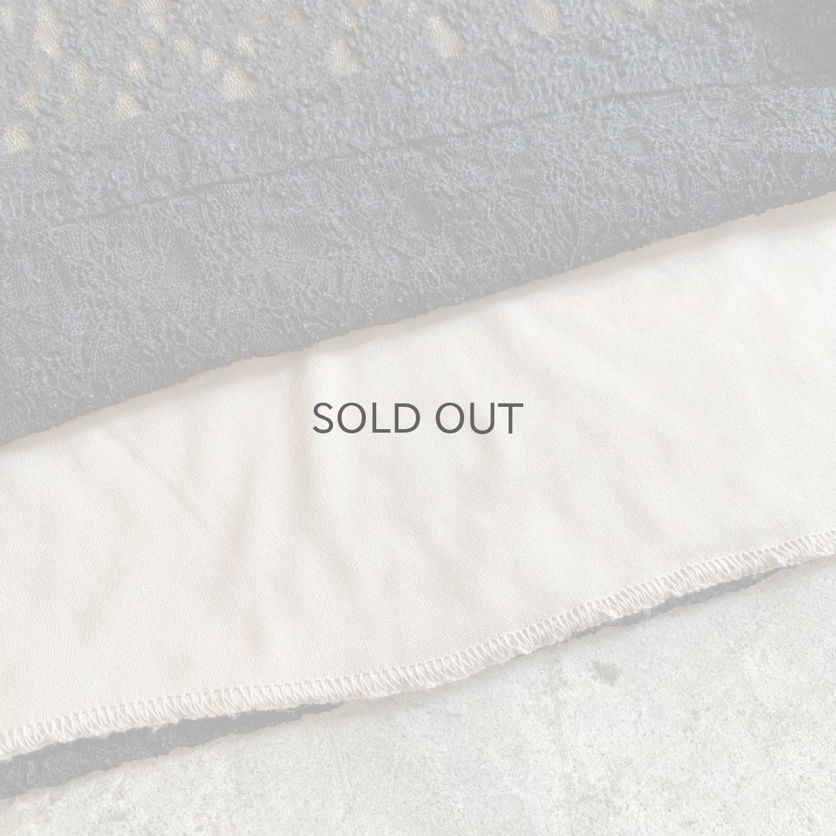 画像8: BLACK COLOR LACE SHEER DESIGN TOPS / Ladies L(M) / MADE IN USA (8)