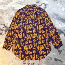 画像2: 90's ARTISTIC FULL PRINTED L/S SHIRT / Mens S(L) (2)