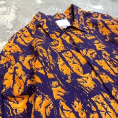 画像3: 90's ARTISTIC FULL PRINTED L/S SHIRT / Mens S(L) (3)