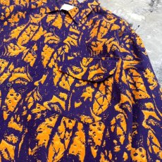 画像4: 90's ARTISTIC FULL PRINTED L/S SHIRT / Mens S(L) (4)