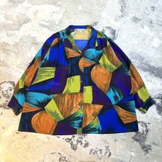 画像1: ARTISTIC ALL OVER PATTERN L/S SHIRT / Mens M (1)