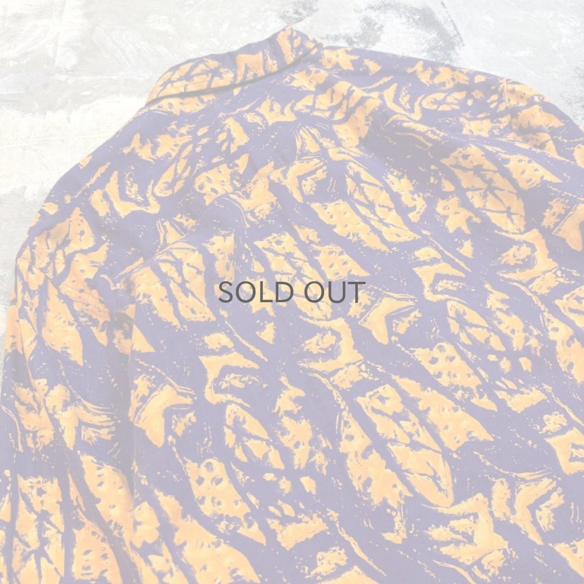 画像9: 90's ARTISTIC FULL PRINTED L/S SHIRT / Mens S(L) (9)