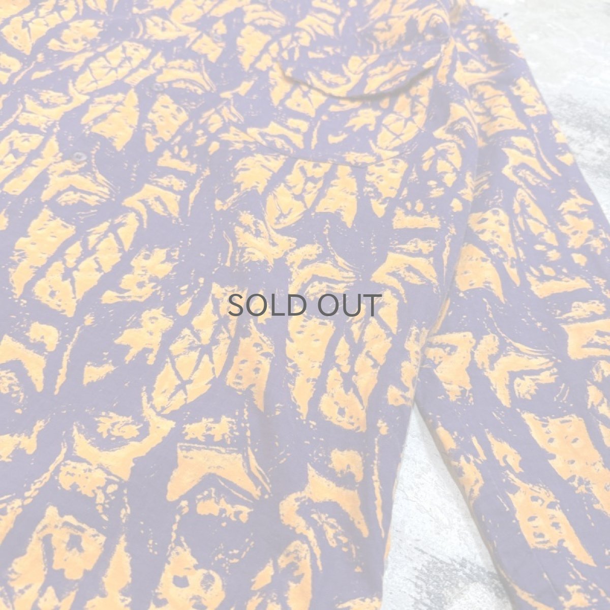 画像6: 90's ARTISTIC FULL PRINTED L/S SHIRT / Mens S(L) (6)