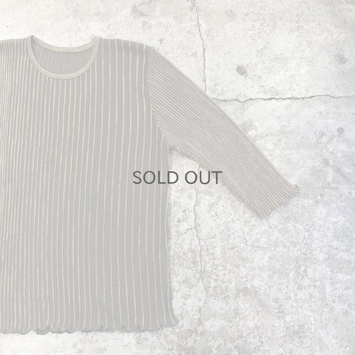 画像9: MIX COLOR GLITTER PATTERN POINT STITCH RIB L/S TOPS / Ladies M~L (9)