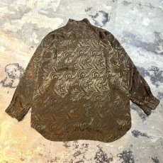 画像2: ZEBRA PATTERN HI NECK L/S SHIRT / Mens L (2)