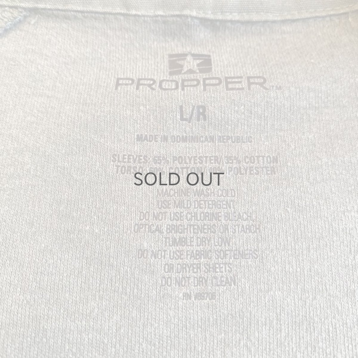 画像13: USA MILITARY SLEEVE DESIGN HALF ZIP L/S TOPS / Ladies L (13)