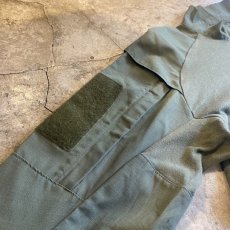 画像6: USA MILITARY SLEEVE DESIGN HALF ZIP L/S TOPS / Ladies L (6)