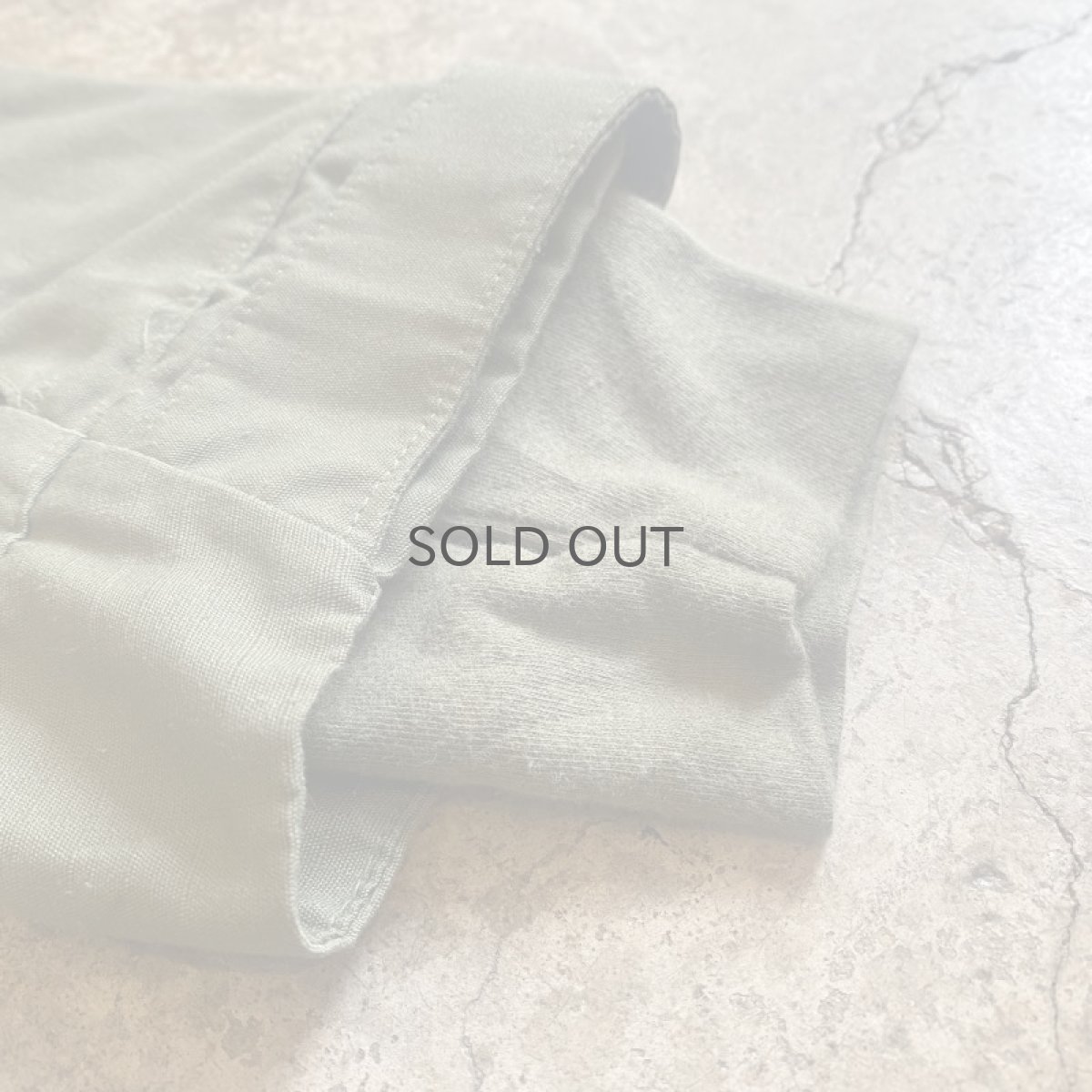 画像8: USA MILITARY SLEEVE DESIGN HALF ZIP L/S TOPS / Ladies L (8)