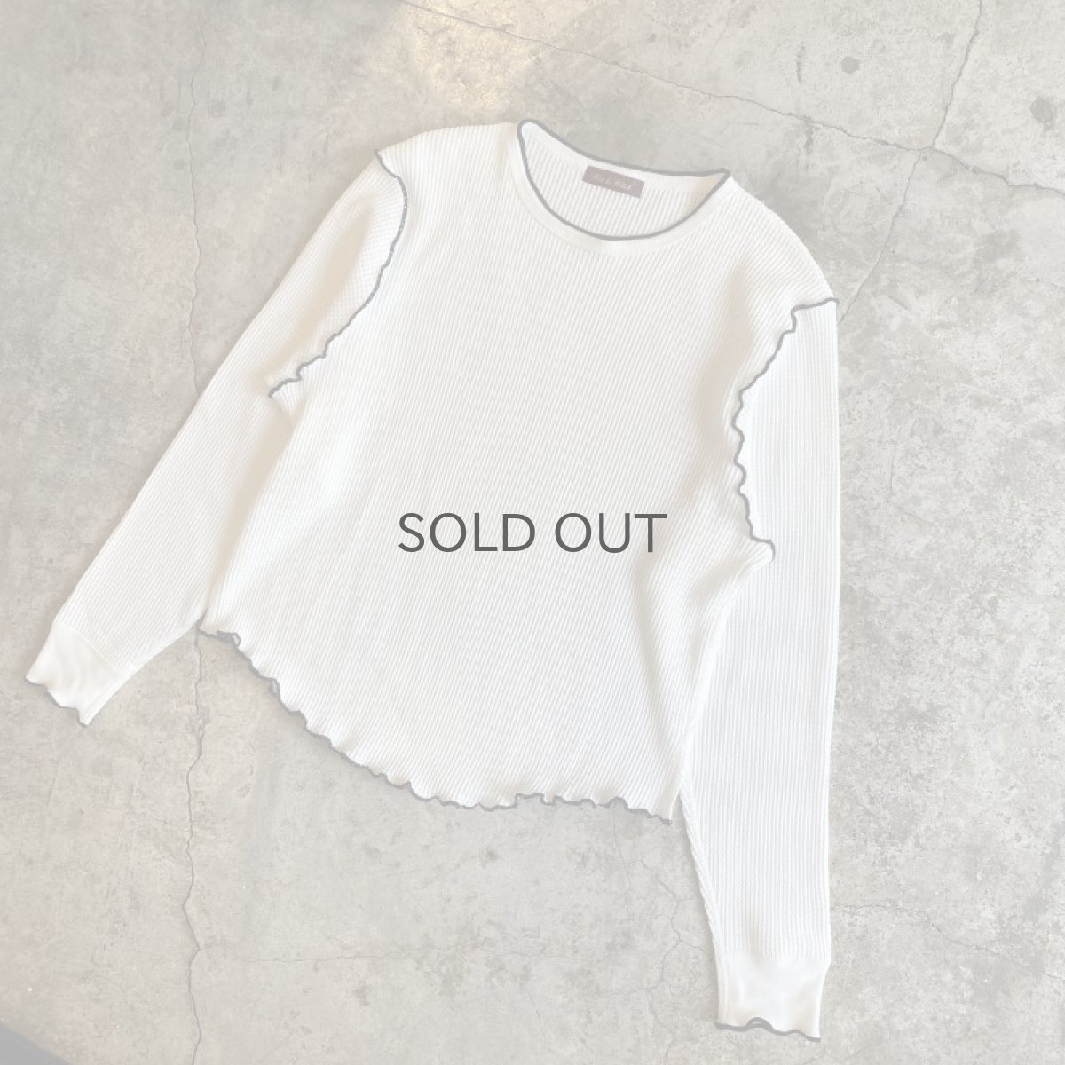 画像4: 【Wiz&Witch】"OUT STITCH" THERMAL L/S TEE / OS (4)