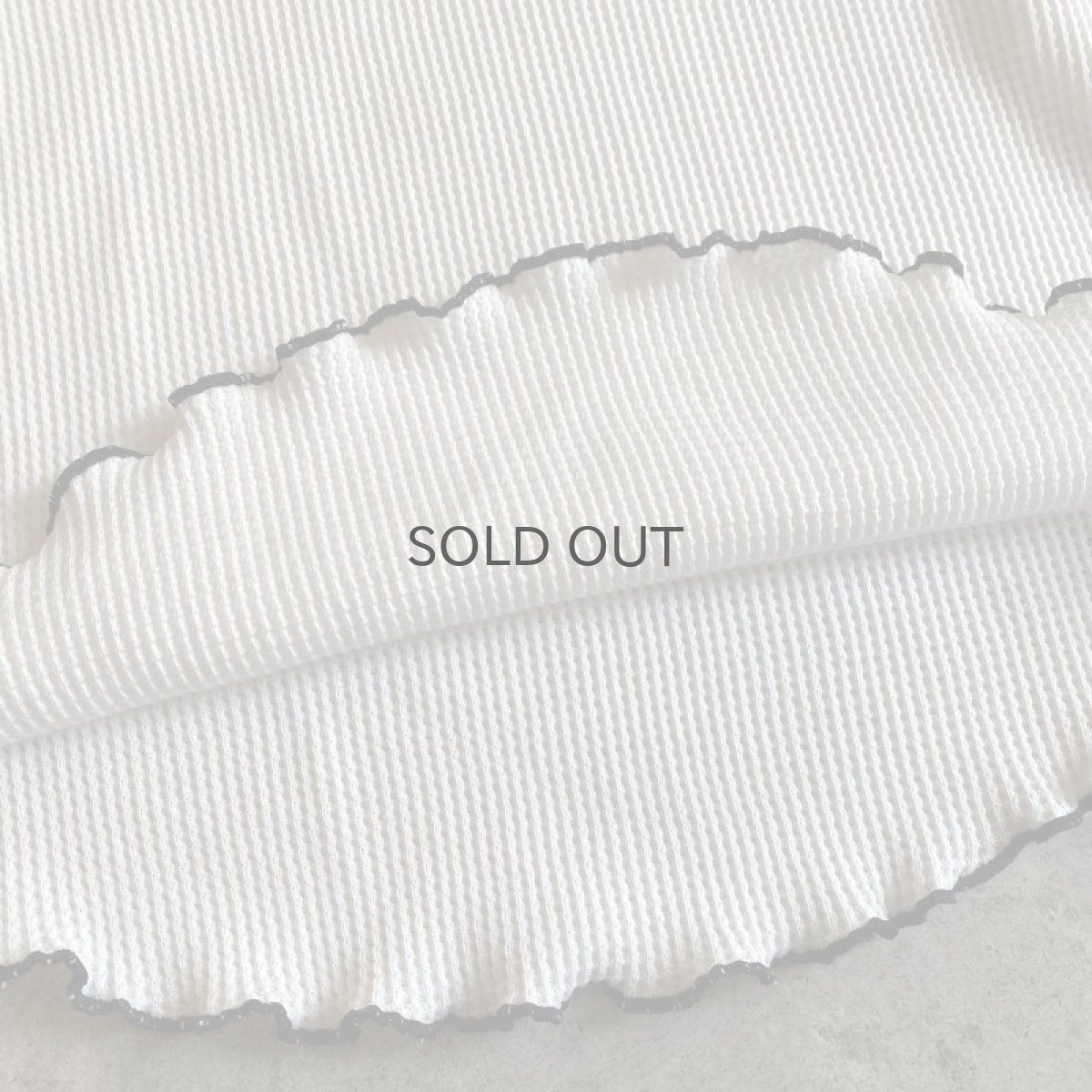 画像8: 【Wiz&Witch】"OUT STITCH" THERMAL L/S TEE / OS (8)