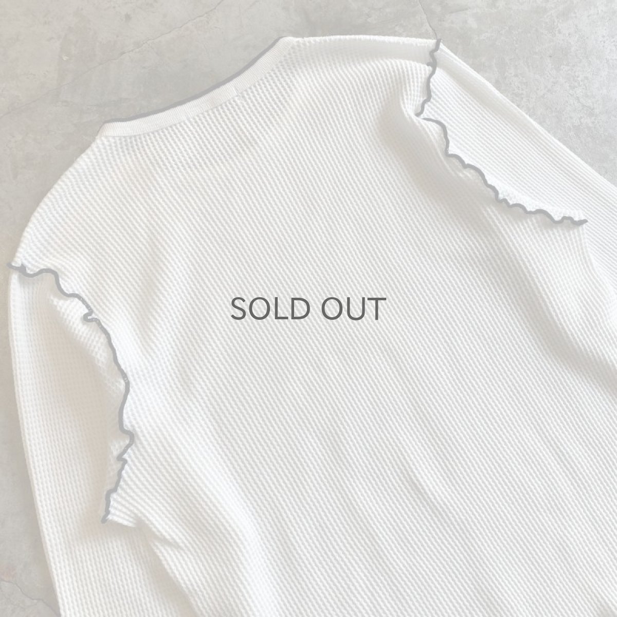 画像10: 【Wiz&Witch】"OUT STITCH" THERMAL L/S TEE / OS (10)