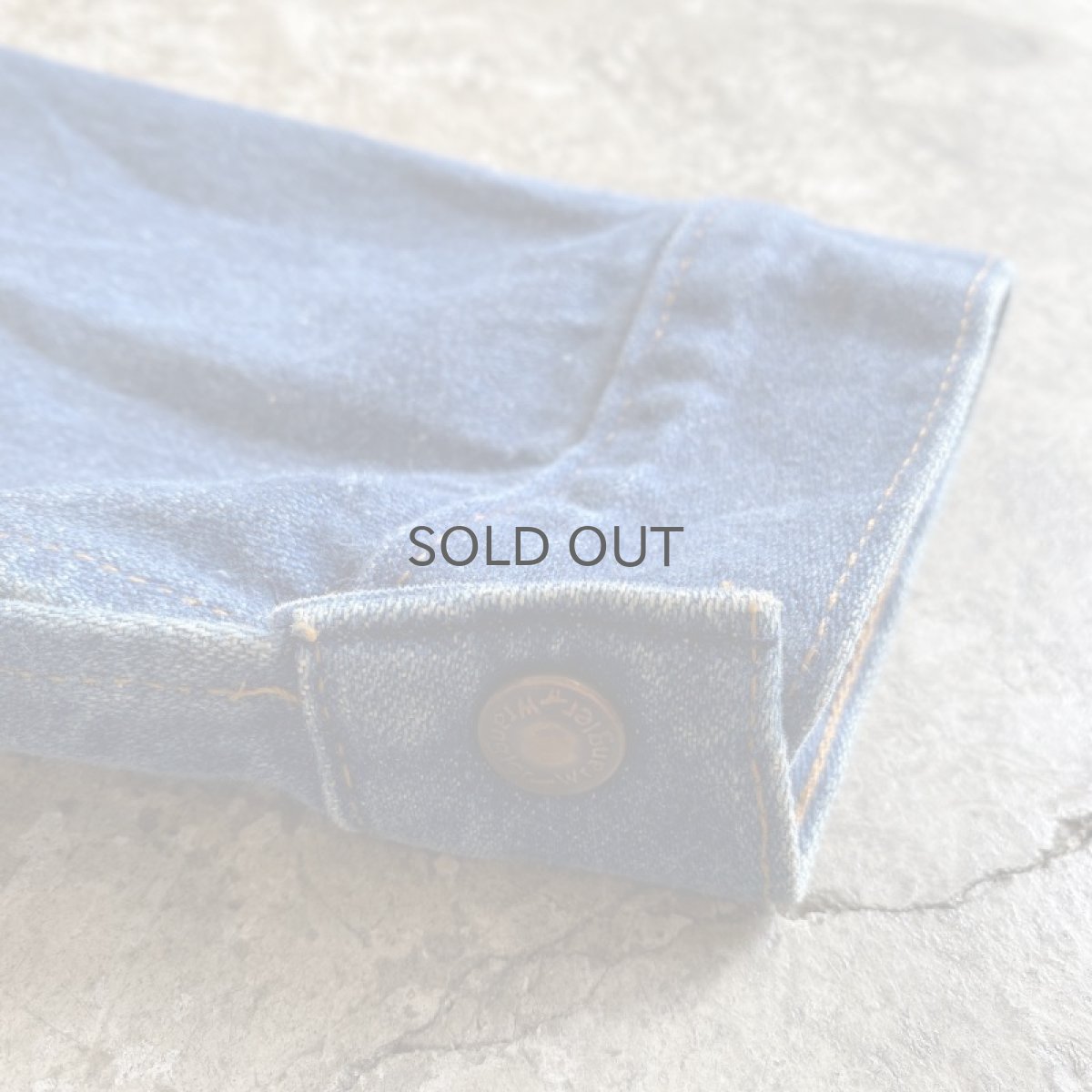 画像10: 【Wiz&Witch】"WANDERER" NO COLLAR ZIP UP DENIM JACKET / OS (10)