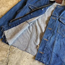 画像8: 【Wiz&Witch】"WANDERER" NO COLLAR ZIP UP DENIM JACKET / OS (8)