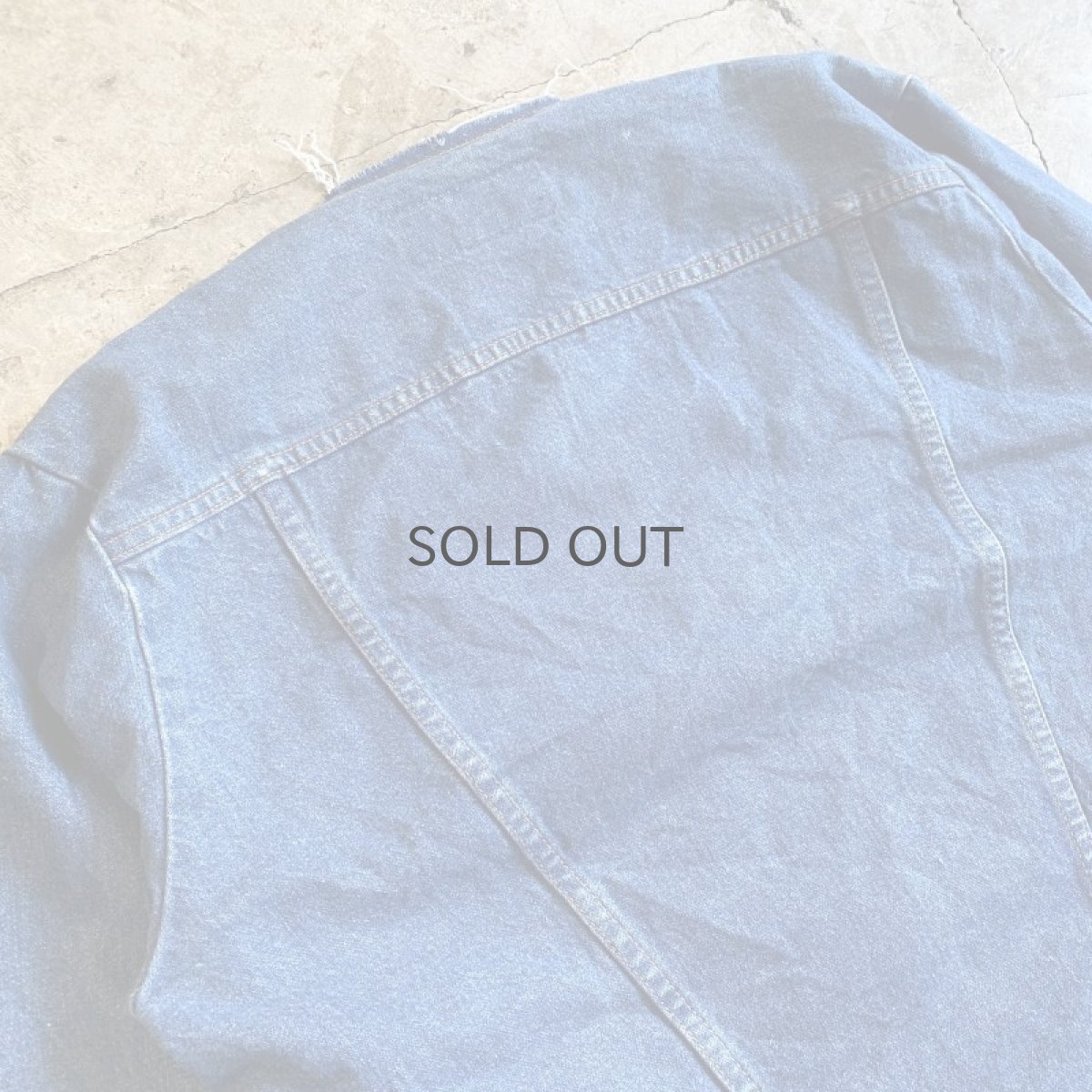 画像11: 【Wiz&Witch】"WANDERER" NO COLLAR ZIP UP DENIM JACKET / OS (11)