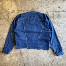 画像2: 【Wiz&Witch】"WANDERER" NO COLLAR ZIP UP DENIM JACKET / OS (2)