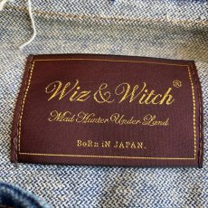 画像14: 【Wiz&Witch】"WANDERER" NO COLLAR ZIP UP DENIM JACKET / OS (14)