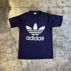 画像1: 80's【adidas】BOTH SIDES PRINTED DESIGN S/S TEE / Ladies M / MADE IN USA (1)