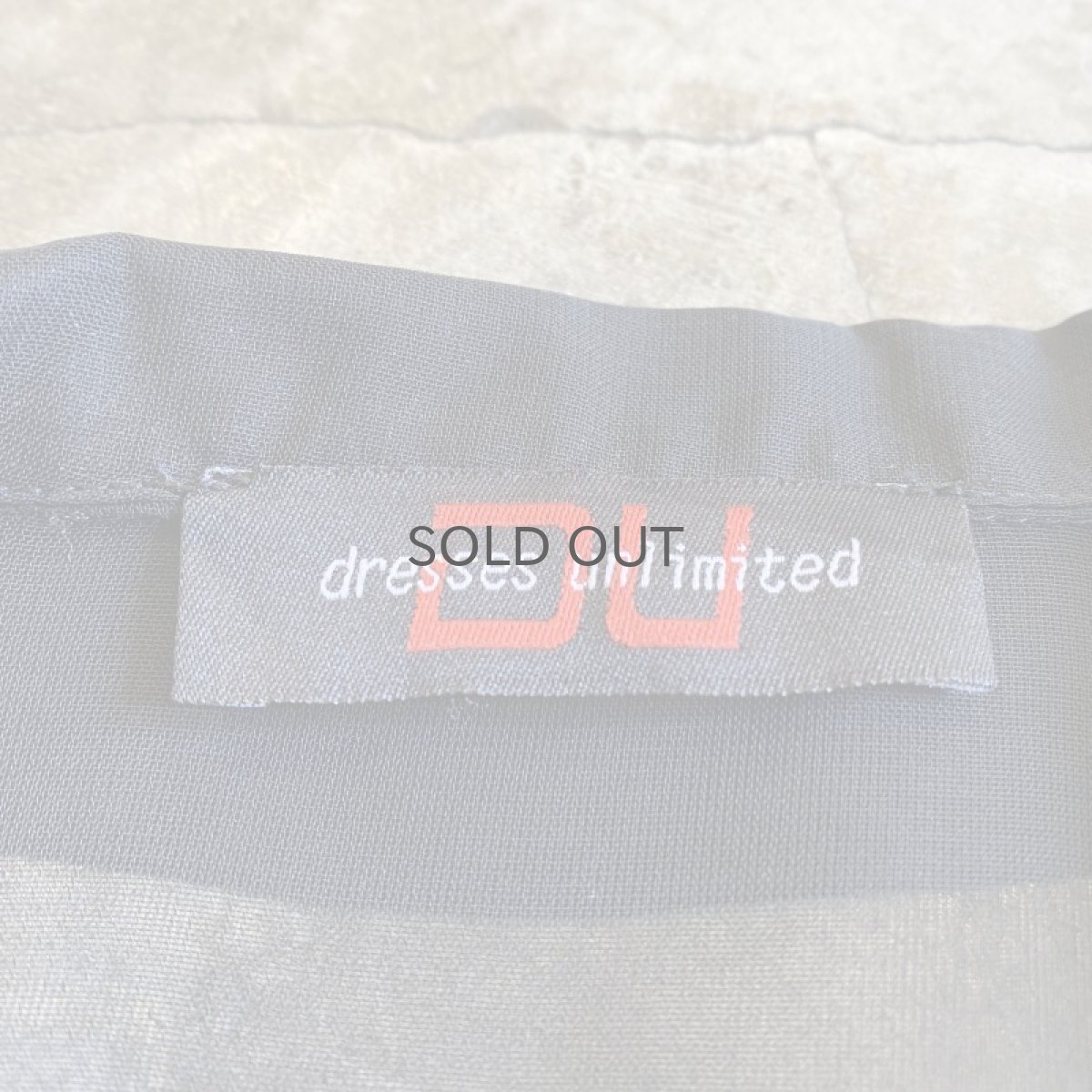 画像13: DESIGN COLLAR BLACK COLOR SHEER JACKET / Ladies M (13)