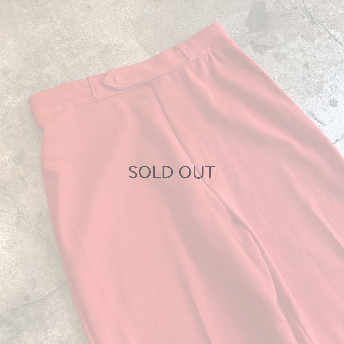 画像3: RED COLOR DESIGN FLARE PANTS / W27 (3)