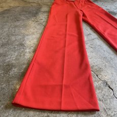 画像5: RED COLOR DESIGN FLARE PANTS / W27 (5)