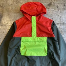 画像3: 【NIKE】THREE COLOR DESIGN HALF ZIP UP ANORAK HOODIE JACKET / Ladies M(L) (3)