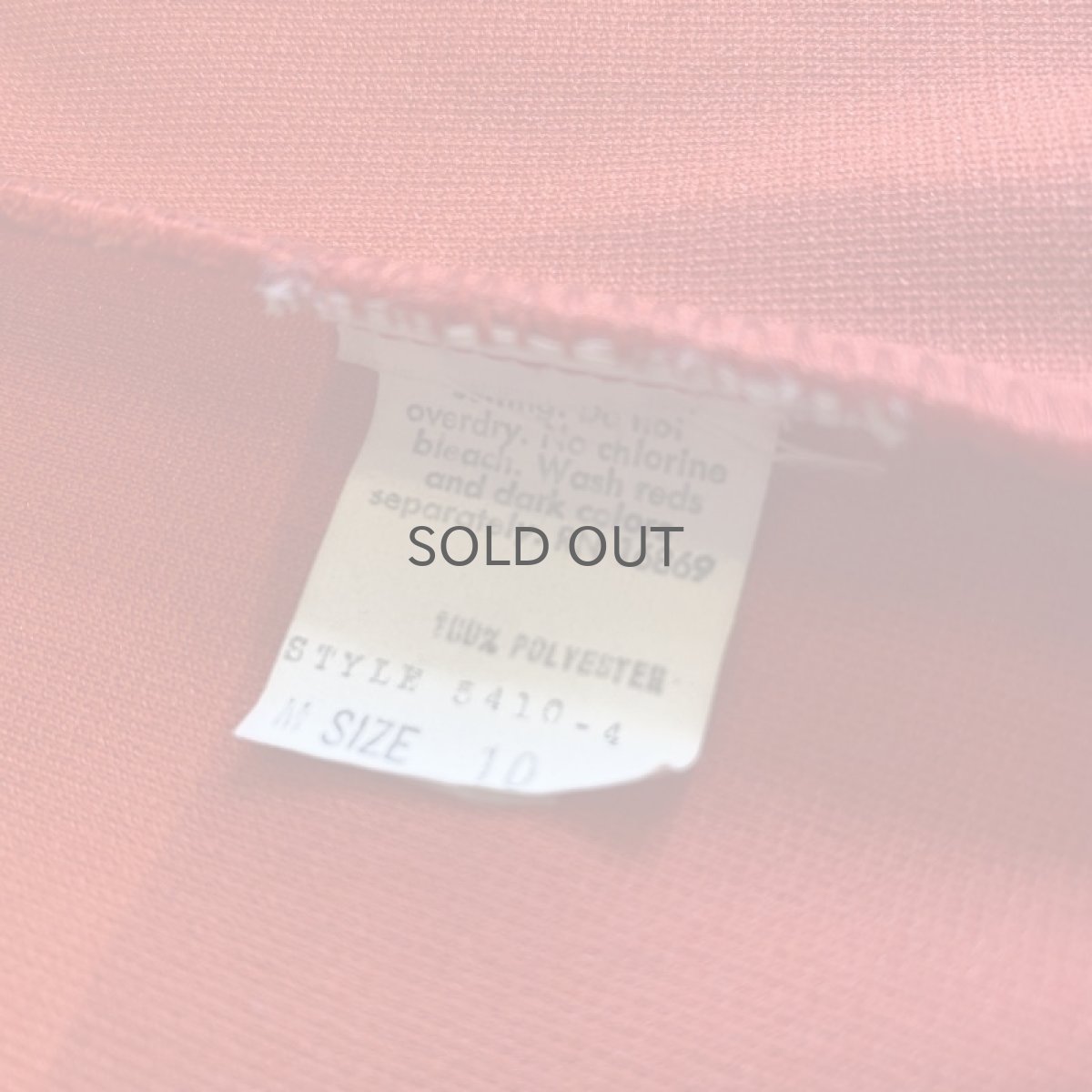 画像11: RED COLOR DESIGN FLARE PANTS / W27 (11)