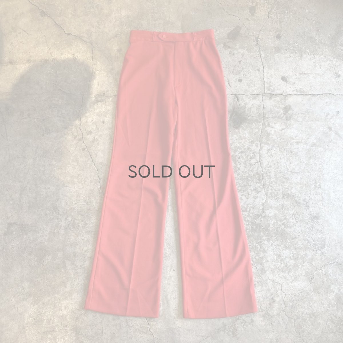 画像1: RED COLOR DESIGN FLARE PANTS / W27 (1)