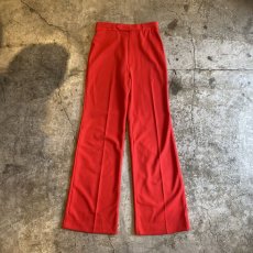 画像1: RED COLOR DESIGN FLARE PANTS / W27 (1)