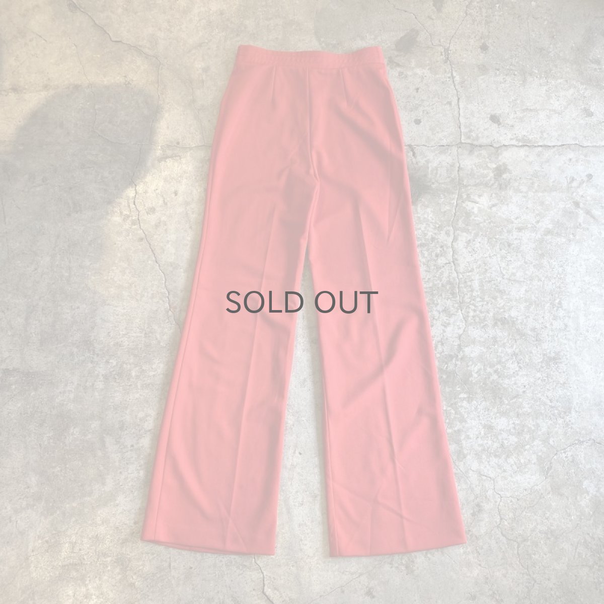 画像2: RED COLOR DESIGN FLARE PANTS / W27 (2)