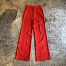 画像2: RED COLOR DESIGN FLARE PANTS / W27 (2)