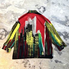 画像2: CITYSCAPE GRAPHIC PATTERN L/S SHIRT / Mens L (2)