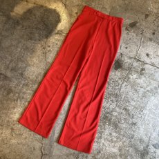 画像4: RED COLOR DESIGN FLARE PANTS / W27 (4)