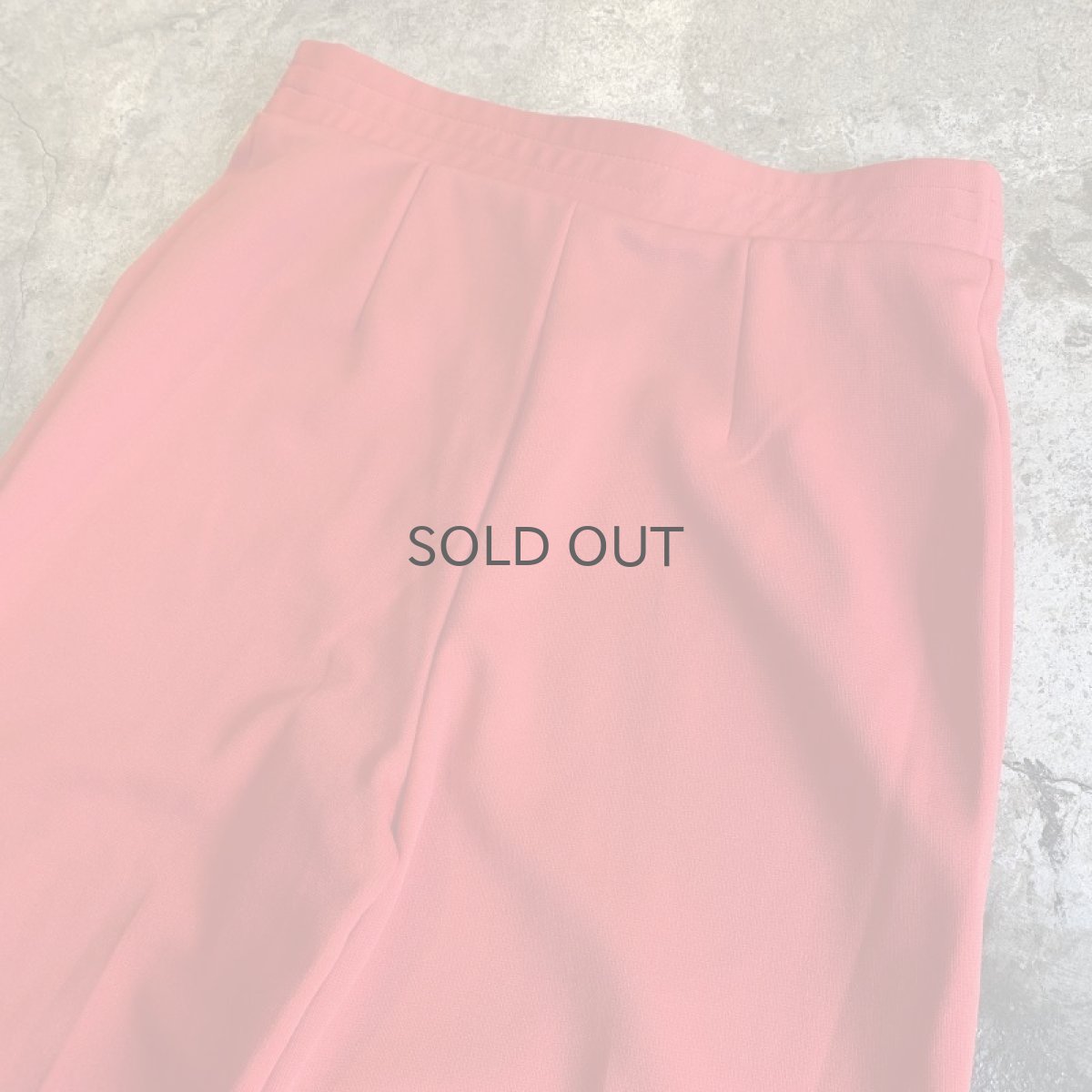 画像8: RED COLOR DESIGN FLARE PANTS / W27 (8)