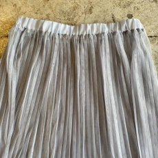 画像5: GREY COLOR TULLE PLEATS DESIGN SKIRT / W26~W35 (5)