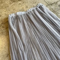 画像3: GREY COLOR TULLE PLEATS DESIGN SKIRT / W26~W35 (3)