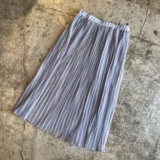 画像4: GREY COLOR TULLE PLEATS DESIGN SKIRT / W26~W35 (4)