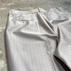 画像9: WHITE COLOR STRAIGHT WESTERN SLACKS / W31 (9)