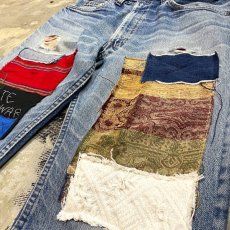 画像4: 【Wiz&Witch】"DIRTY BEAUTIFUL" CRUST ART JEANS / W34 (4)