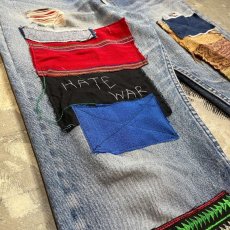 画像5: 【Wiz&Witch】"DIRTY BEAUTIFUL" CRUST ART JEANS / W34 (5)