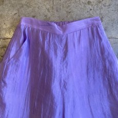 画像6: LAVENDER COLOR LUSTER DESIGN TAPERED PANTS / W24~W28 (6)