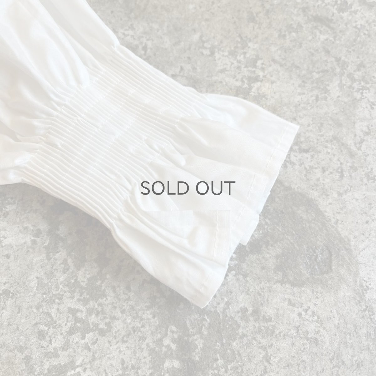 画像6: DOUBLE FRILL COLLAR DESIGN L/S SHIRT / Ladies L (6)