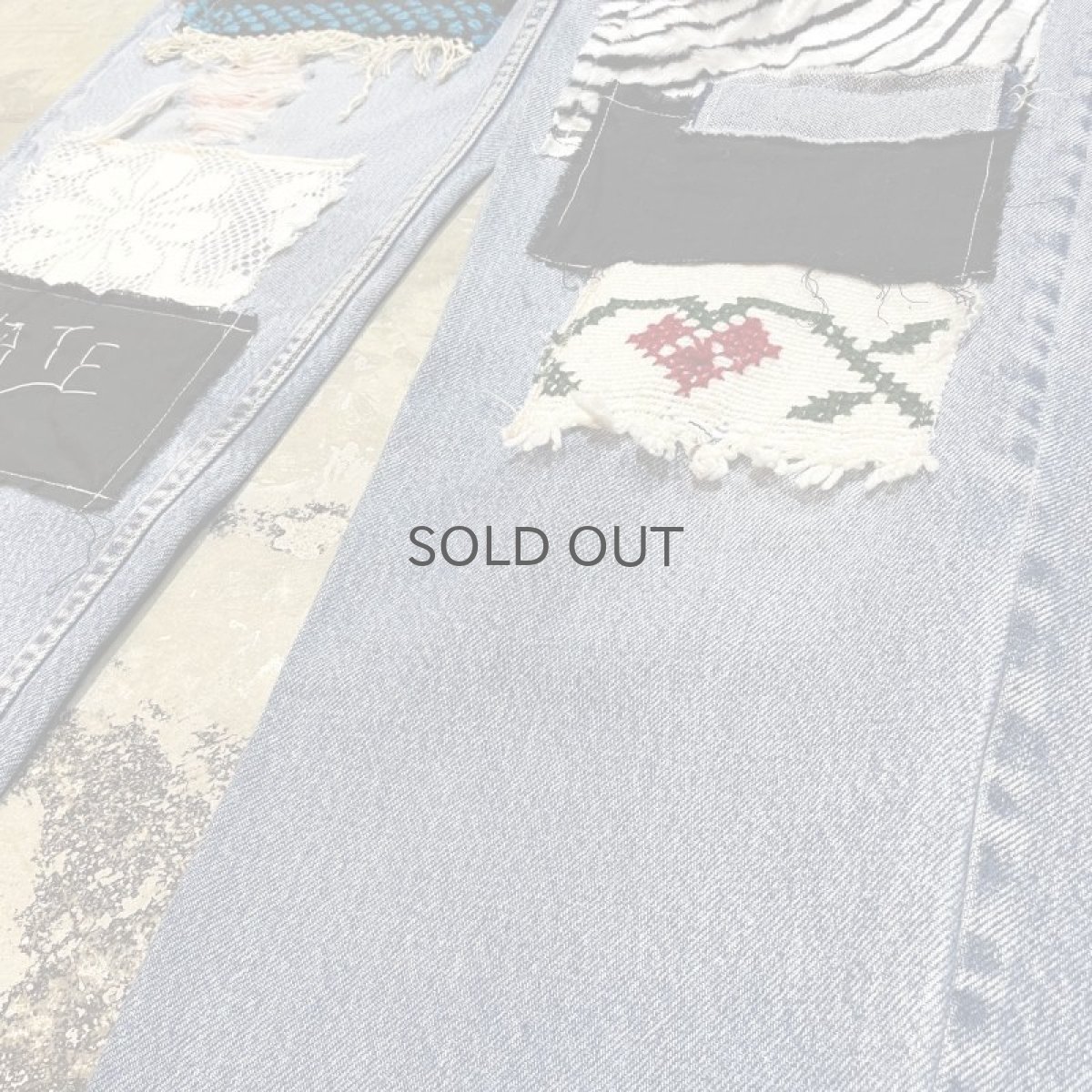 画像6: 【Wiz&Witch】"DIRTY BEAUTIFUL" CRUST ART JEANS / W34 (6)