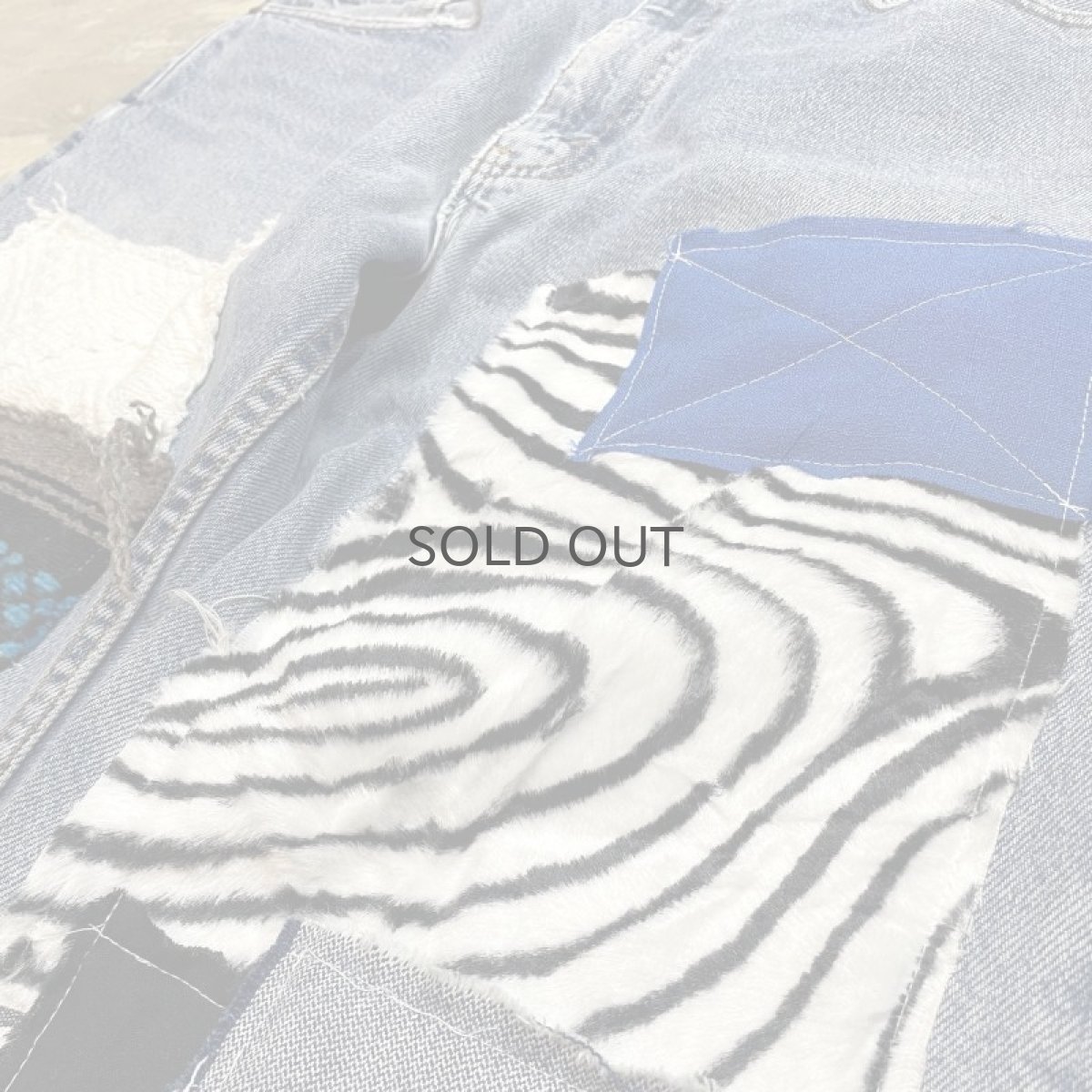 画像4: 【Wiz&Witch】"DIRTY BEAUTIFUL" CRUST ART JEANS / W34 (4)