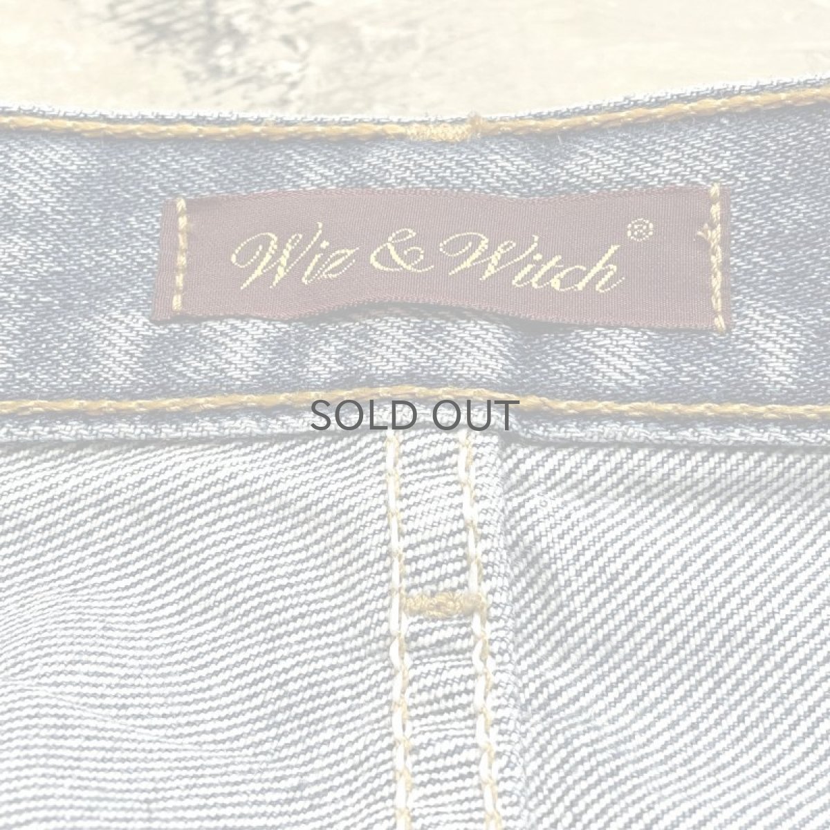 画像10: 【Wiz&Witch】"DIRTY BEAUTIFUL" CRUST ART JEANS / W34 (10)