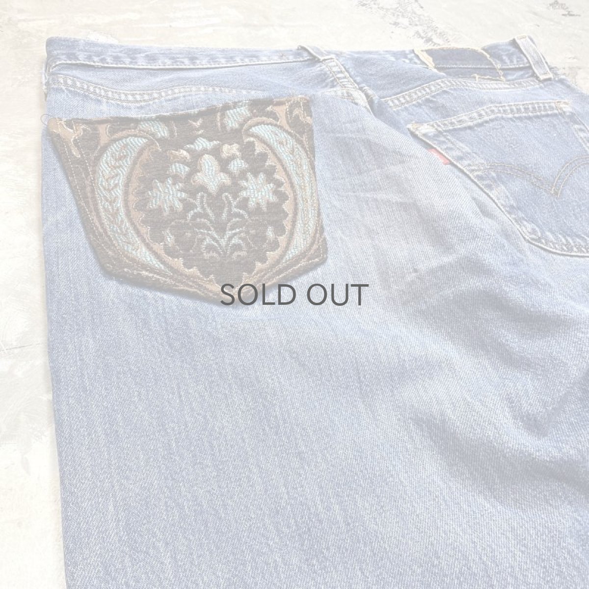 画像9: 【Wiz&Witch】"DIRTY BEAUTIFUL" CRUST ART JEANS / W34 (9)