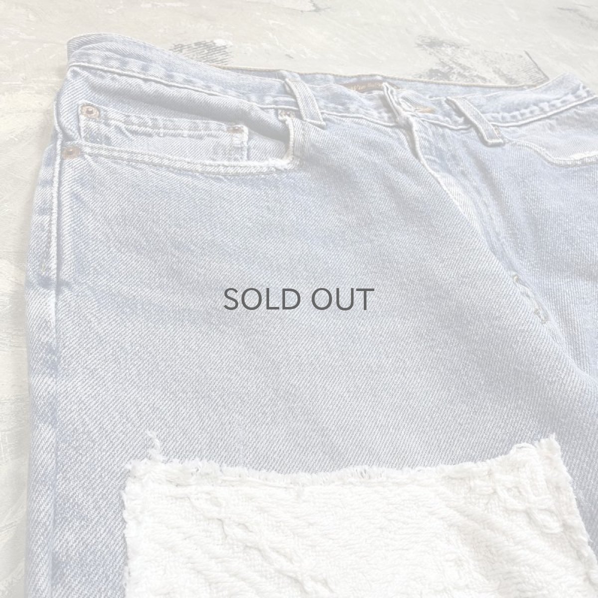 画像3: 【Wiz&Witch】"DIRTY BEAUTIFUL" CRUST ART JEANS / W34 (3)