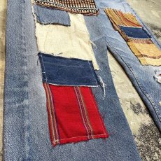 画像5: 【Wiz&Witch】"DIRTY BEAUTIFUL" CRUST ART JEANS / W34 (5)